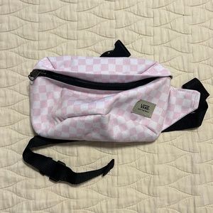 VANS Fanny pack. Pink checkered/gently used